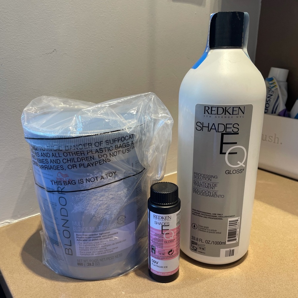 Hair balayage supplies